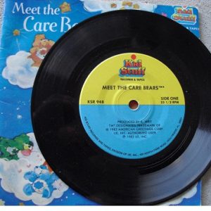 1983 45 Record and Book - Meet the Care Bears