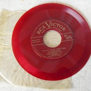 Vintage 45 Record - Italian Street Song by Jeanette MacDonald