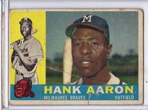 1960 Topps Hank Aaron Card