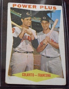 1960 Topps Power Plus Card with Colavito #260