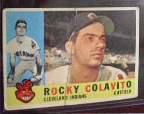 1960 Topps Rocky Colavito Card #400