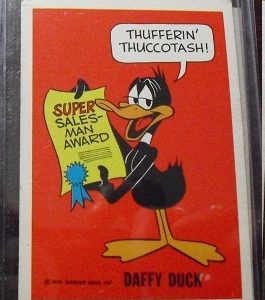 1974 Wonder Bread Daffy Duck Card