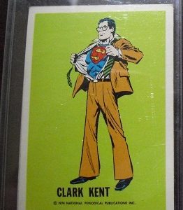 1974 Wonder Bread Clark Kent Card