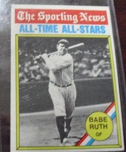 1976 Topps Babe Ruth Card #345