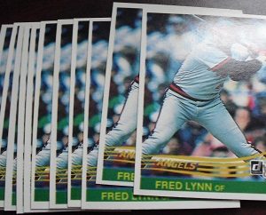 Lot of 11 1984 Donruss Fred Lynn Cards #108