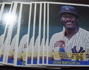 Lot of 14 1984 Donruss Don Baylor Cards #152