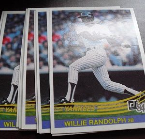 Lot of 13 1984 Donruss Willie Randolph Cards #417