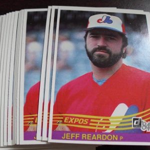 Lot of 17 1984 Donruss Jeff Reardon Cards #279