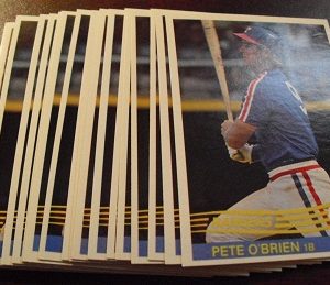 Lot of 18 1984 Donruss Pete O'Brien Rookie Cards #281