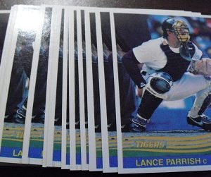 Lot of 17 1984 Donruss Lance Parrish Cards #49