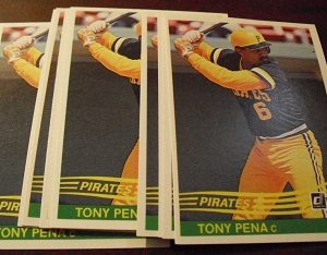 Lot of 10 1984 Donruss Tony Pena Cards #186