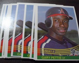 Lot of 11 1984 Donruss Gary Pettis Rookie Cards #647