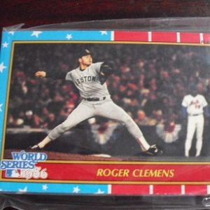 Set of 12 1987 Fleer World Series Insert Cards