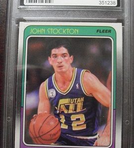 TCA 8 1988 Fleer John Stockton Rookie Card