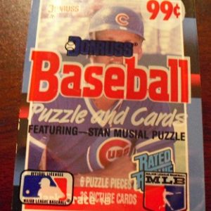 1988 Donruss Cello PAck - Mark Grace on Front