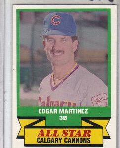 1989 CMC Edgar Martinez Rookie Card