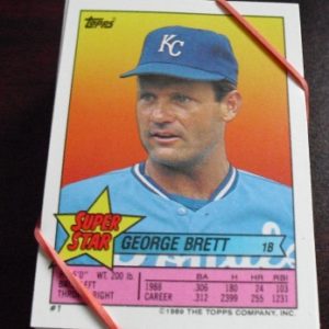 Set of 1989 Topps Sticker Cards 66 Cards