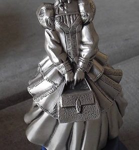 1990 AVON Mrs Albee Total Sales METAL Award Figurine