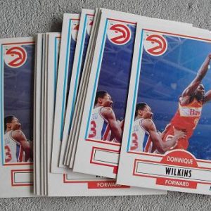 Lot of 14 1990-91 Fleer Dominique Wilkins Cards