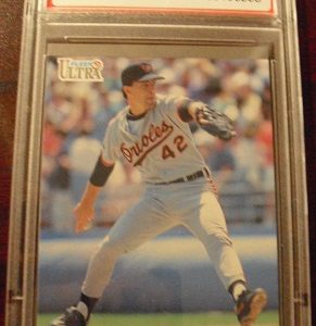 PSA 9 1991 Ultra Update Mike Mussina Rookie Card