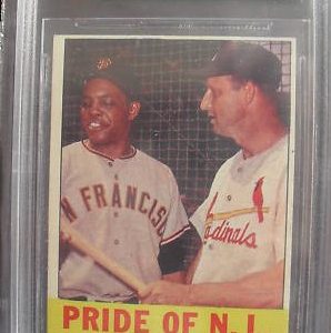 BVG 5 1963 Topps Mays & Musial Card #138