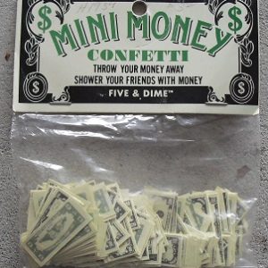 Unique Package of 250 Mini Confetti Dollar Bills