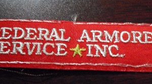 Embroidered Patch - Federal Armored Service Inc