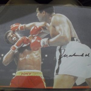 Autographed 8x10 Photograph Muhammad Ali
