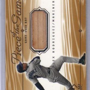 2000 UD SP Game Bat Card Alex Rodriguez