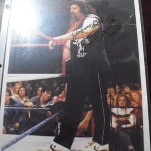 Capt Lou Albano Autographed 8x10 Photograph