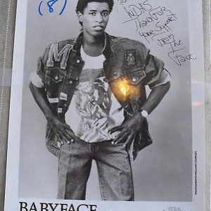 Babyface Signed 8x10 Photograph