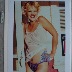 Drew Barrymore Signed Photograph w/ EAC COA