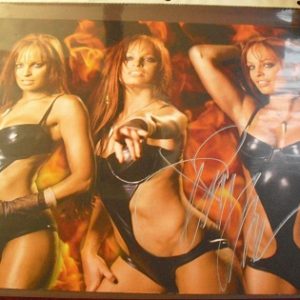 Unique Autographed Wrestling Diva Photograph - Christie Hemme