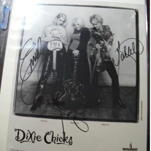 Autographed Dixie Chicks Photograph - All 3 Members!