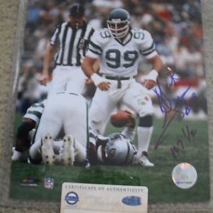 Mark Gastineau Signed 8x10 Photograph w/ Steiner COA