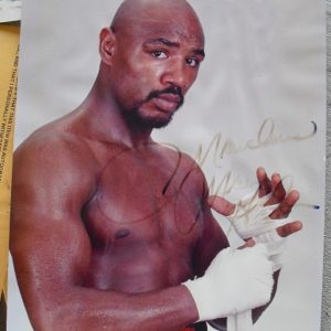 Marvin Hagler Autographed 8x10 Photograph