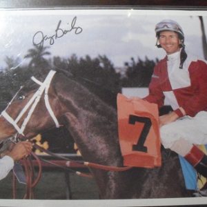 Jay Bailey Horse Jockey Autographed 8x10 Photograph