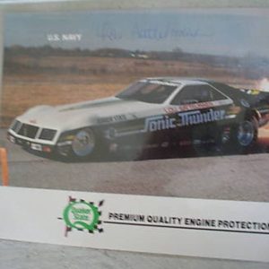 Lou Sattelmaier Funny Car Racer Signed Photograph