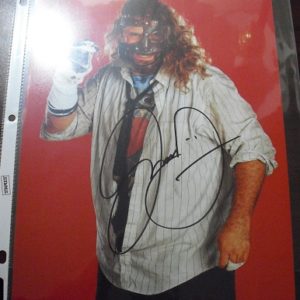 Mankind Mick Foley Autographed 8x10 Photograph