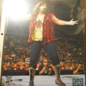 Mick Foley Mankind Autographed 8x10 Photograph