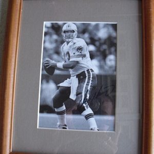 Dan Marino Autographed 5x7 Photograph Framed