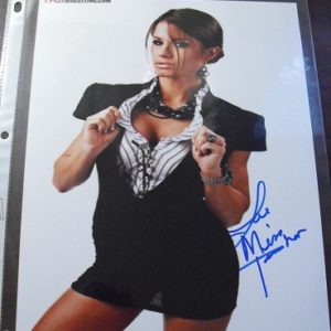 Autographed TNA Diva Photograph - Miss Tessmacher