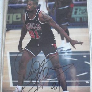 Autographed Dennis Rodman 8x10 Photograph