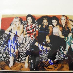 RARE Autographed Spice Girls Photograph