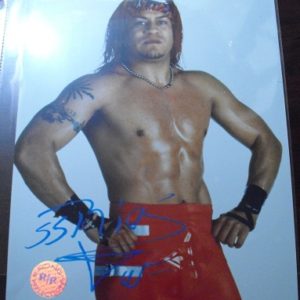 Autographed Wrestler Photograph - Unknown Person