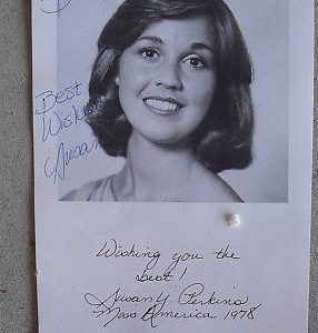 Susan Perkins 1978 Miss America Signed Photograph