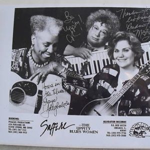 Uppity Blues Band Singers Autographed 8x10 Photograph