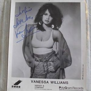 Vanessa Williams Miss America Early Signed Photograph