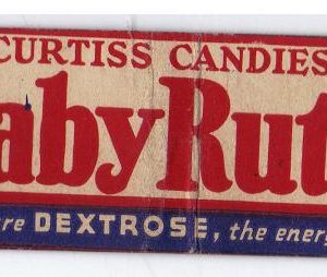 Vintage Baby Ruth 5 Cent Matchbook Cover