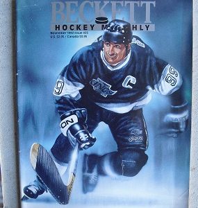 November 1992 Beckett Hockey Price Guide Gretzky Cover